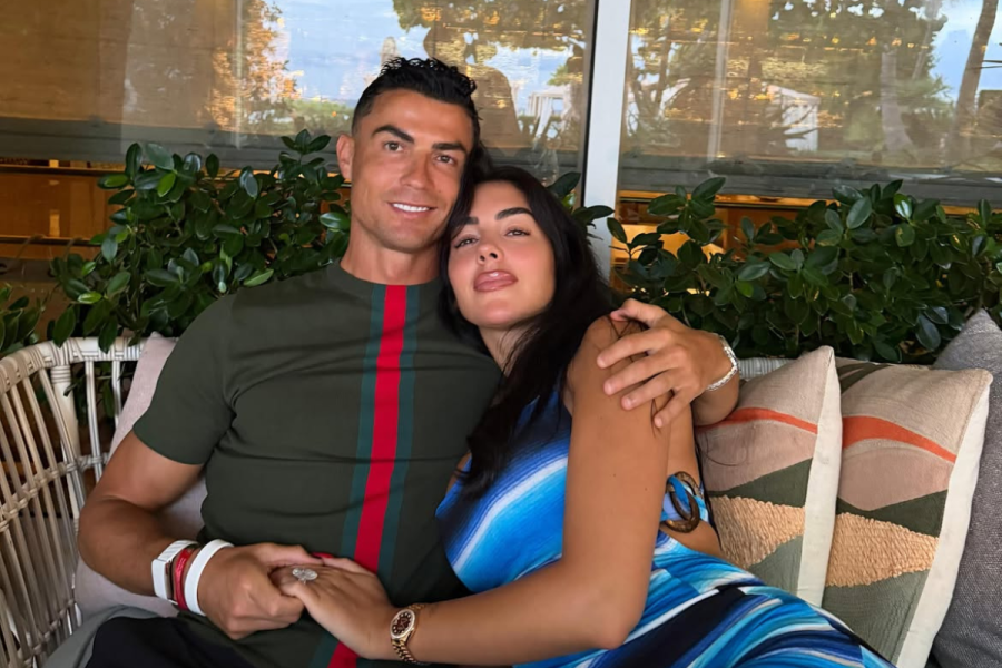 Georgina Rodríguez and Cristiano Ronaldo