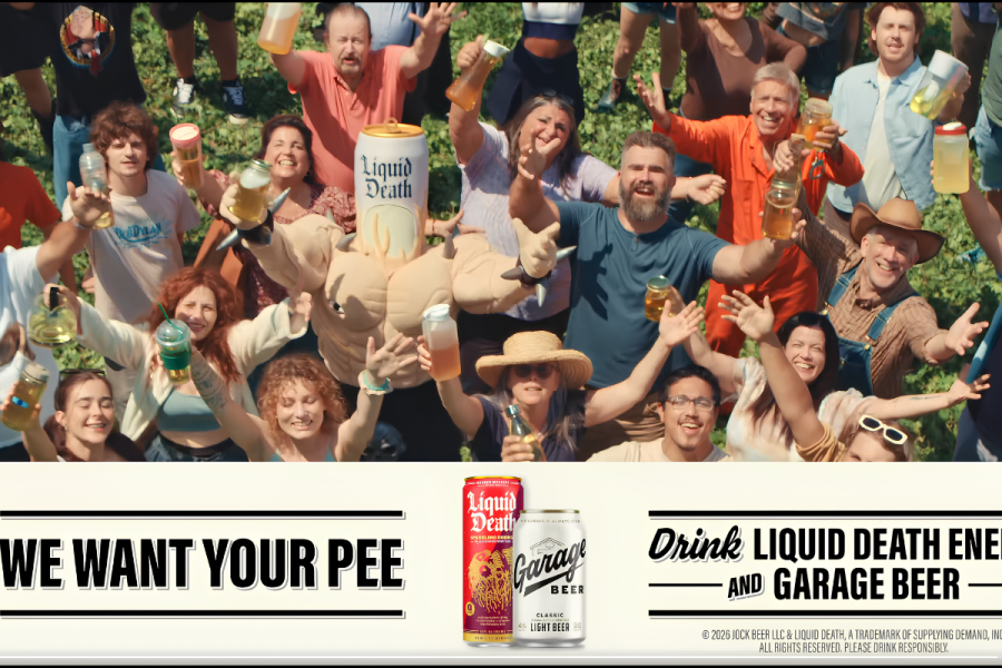 Jason Kelce We Want your Pee Campaign
