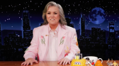 Rosie O'Donnell's Pink Floral Blazer on Kimmel