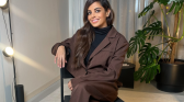 Collien Fernandes in a formal attire
