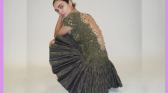 Alice Pärtelpoeg’s intricate bee-inspired dress