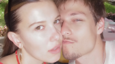 Jake Bongiovi and Millie Bobby Brown