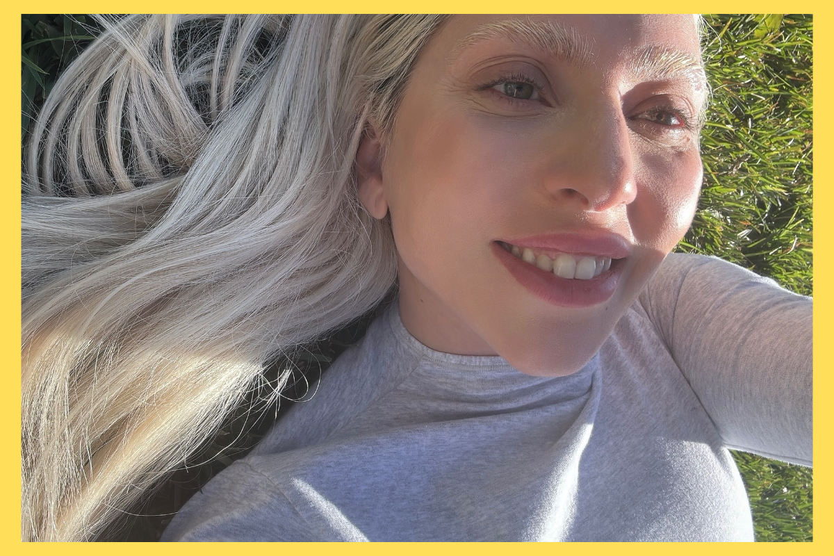 Lady Gaga Swaps Full Glam for a One-Minute Makeup Routine Using Just Three Makeup Staples