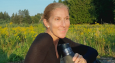 Celine Dion enjoying nature