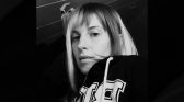 Hayley Williams' black and white selfie