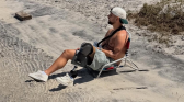 Shalev Biton on the beach