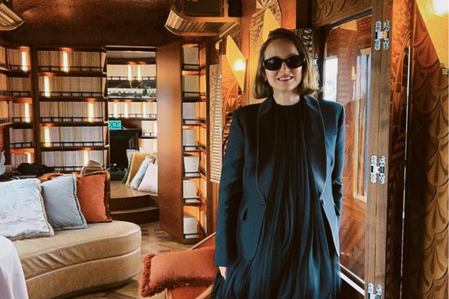 Natalie Portman wearing sunglasses