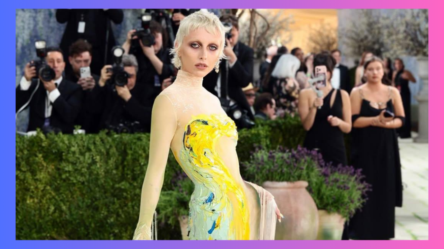 Emma Chamberlain’s ‘Painting’ Dress