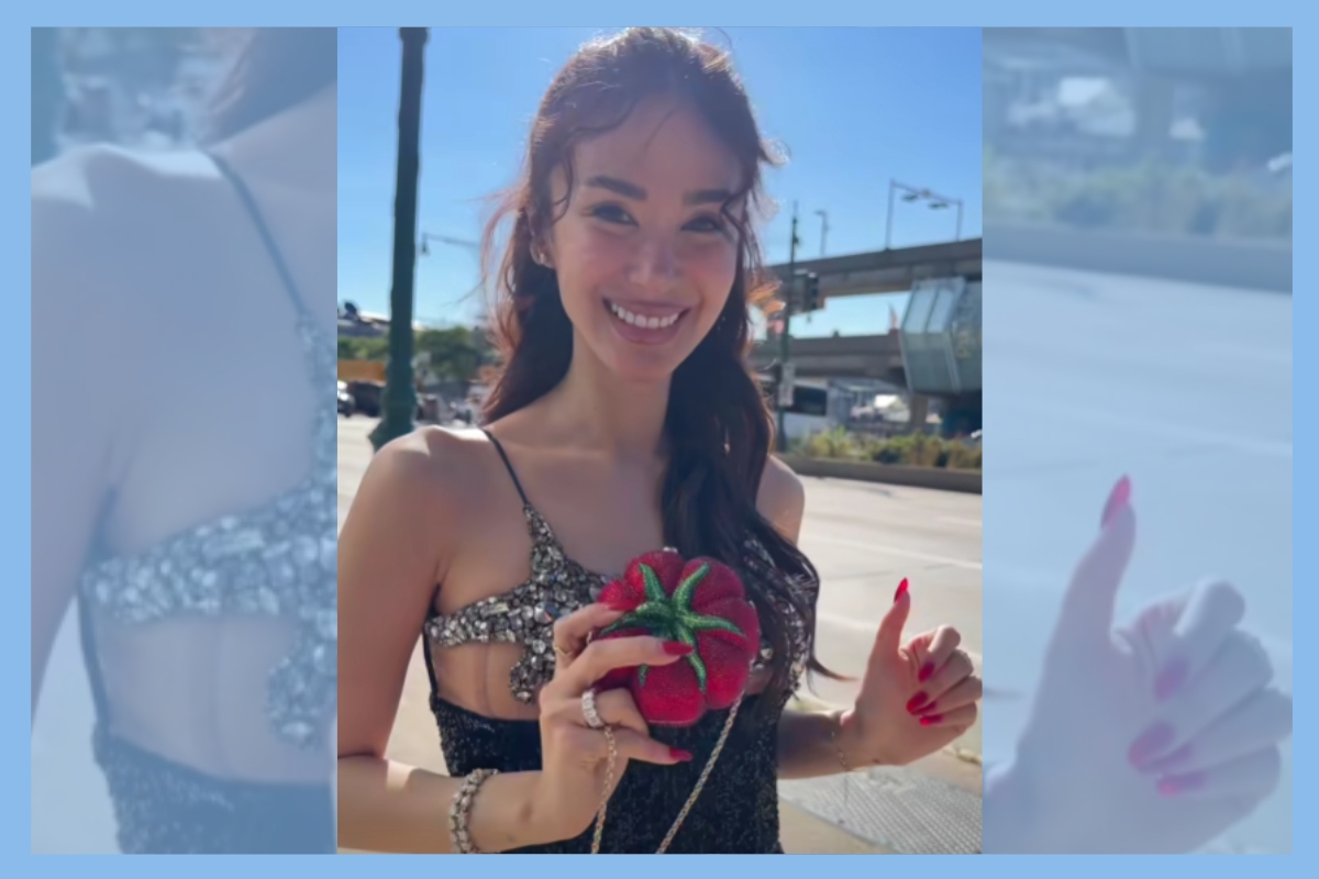 Fashion Icon Heart Evangelista Keeps 'Self-Love, Patience' Inside £5,130 Judith Leiber Tomato Clutch She Brought for NYFW