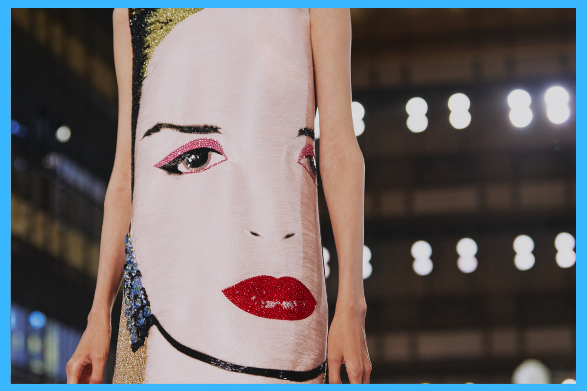 Wear Your Founder! Carolina Herrera Sends a Giant Portrait Dress Down the Runway for Spring 2027