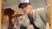 Bella Hadid fall outfit