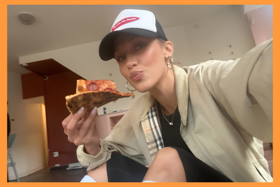Bella Hadid fall outfit