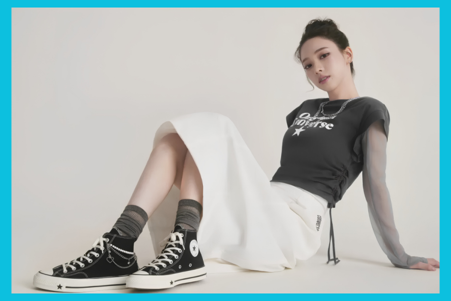 Karina of aespa for Converse