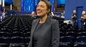 Alexandria Ocasio-Cortez in candid shot