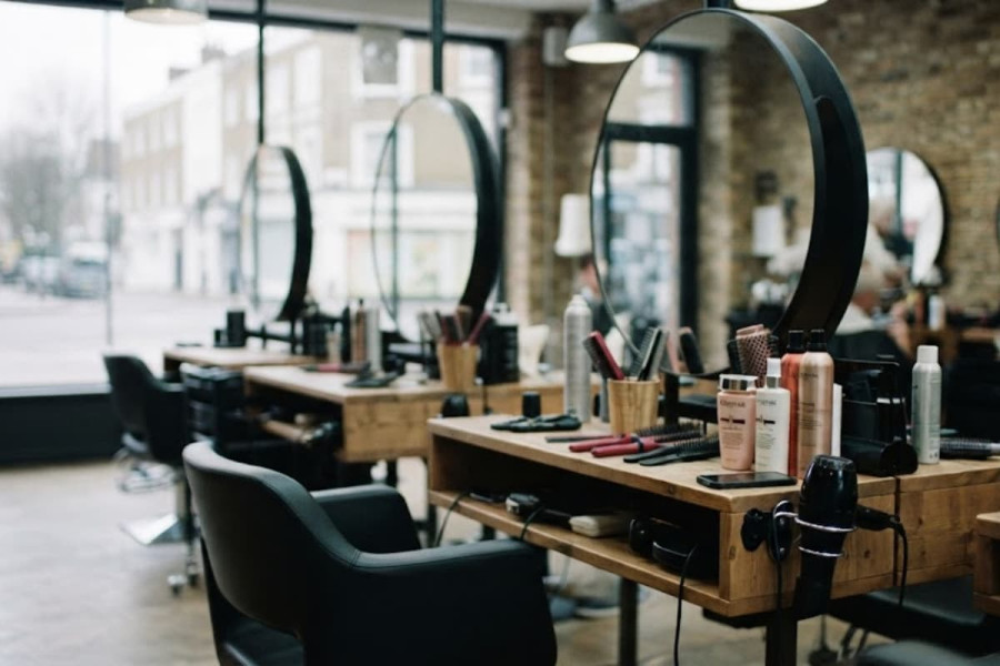 teen hairdresser