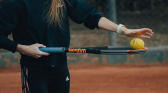 Women playing tennis