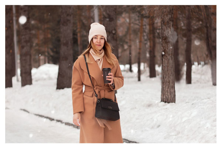 Trench Coat in the Snow