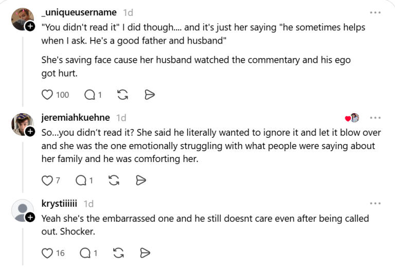 Giants mom thread reactions