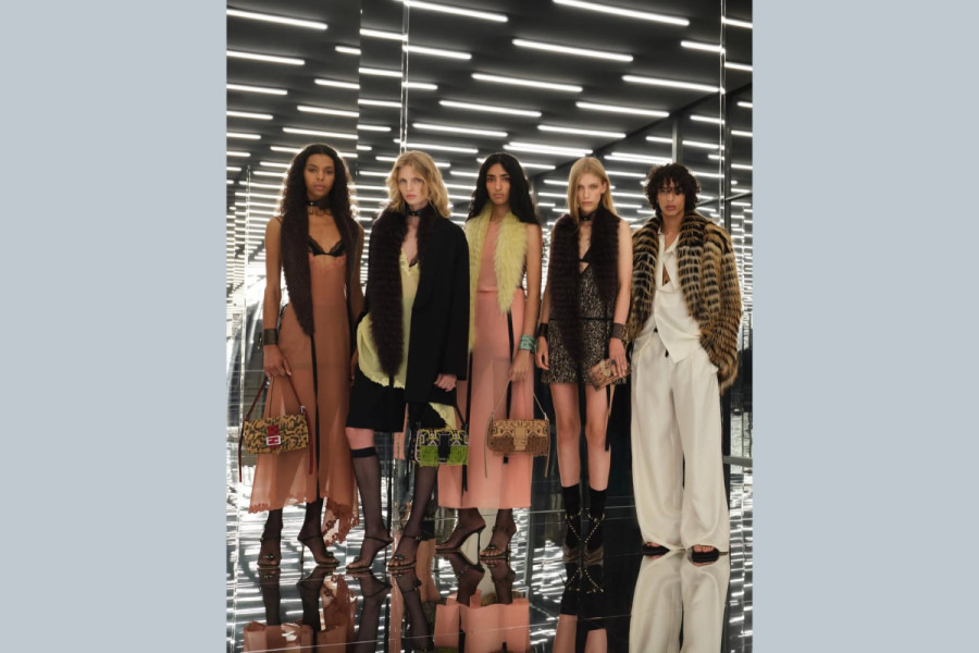 Visible lace bras take over Fendi's Spring 2027 Runway