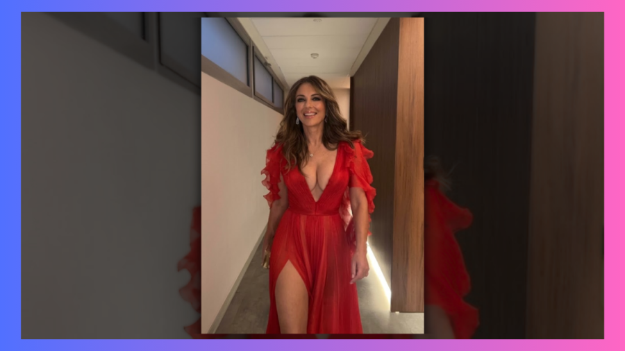Elizabeth Hurley’s 2023 Red-Dress
