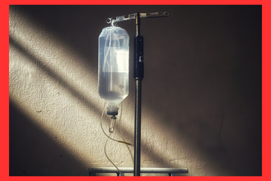 IV Drip Bag Fashion Week