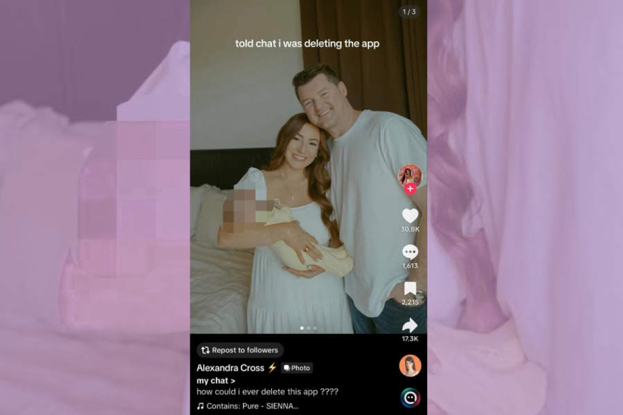 Alexandra Cross' Tiktok Video