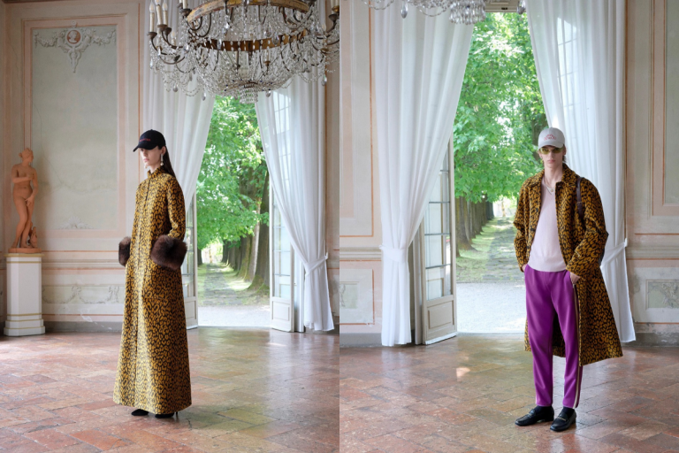 Valentino Cruise 2027 leopard coat lookbook