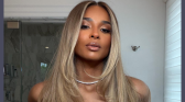 Ciara Baby Bump Lingerie