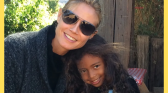 Heidi Klum with daughter Lou