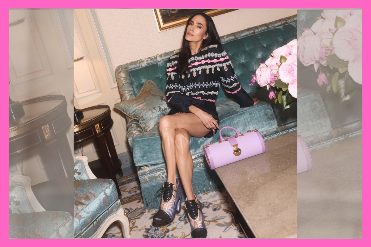 Jennifer Connelly Wears Louis Vuitton s Star Trek Sneaker Boot Hybrid Jennifer Connelly Wears Louis Vuitton s Star Trek Sneaker Boot Hybrid