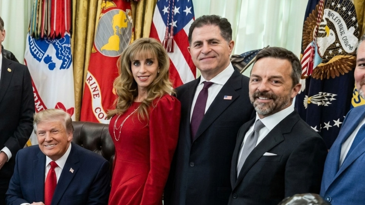 Philanthropist Susan Dell's White House Visit Sparks Jokes About Her 'Doll-Like' Look: 'Very Real Human Woman'