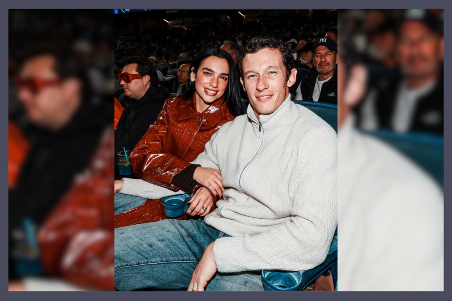 Dua Lipa and Callum Turner