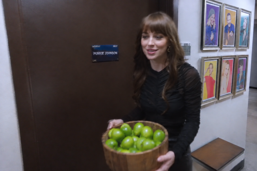 Dakota Johnson Backstage Limes