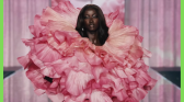 Anok Yai's pink flower look