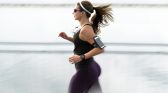 woman jogging in paris