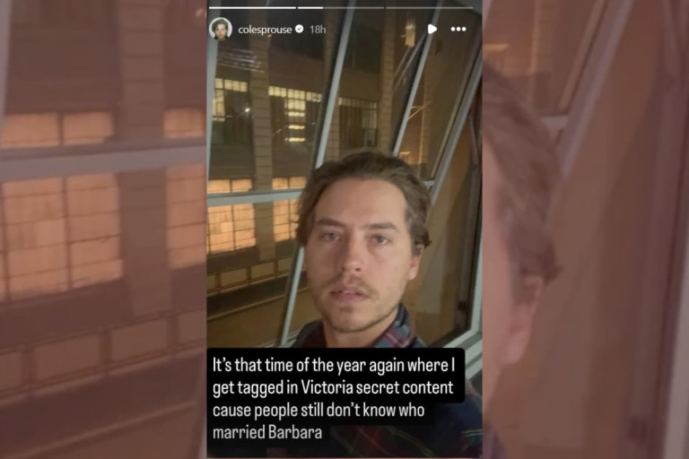 Cole Sprouse gets mistaken for his twin during VS season