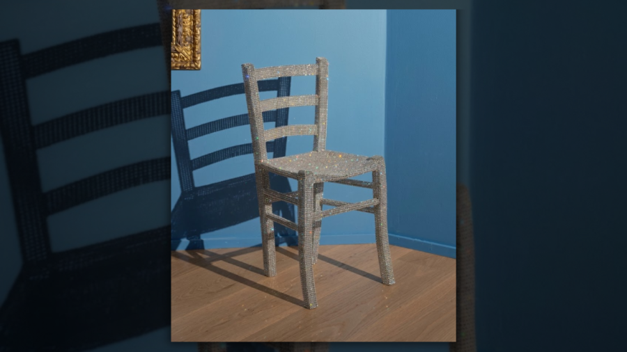 Crystal-Covered Van Gogh Chair
