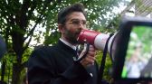 Hasan Piker at Philadelphia Chris Rabb Rally