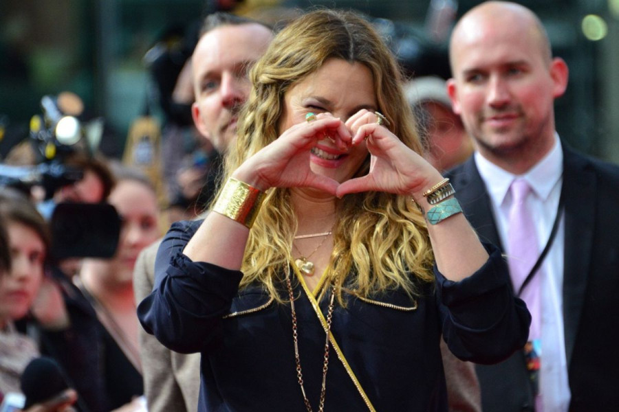 Drew Barrymore at 'Blended' Red Carpet
