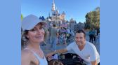 Channon Rose in Disneyland with Family