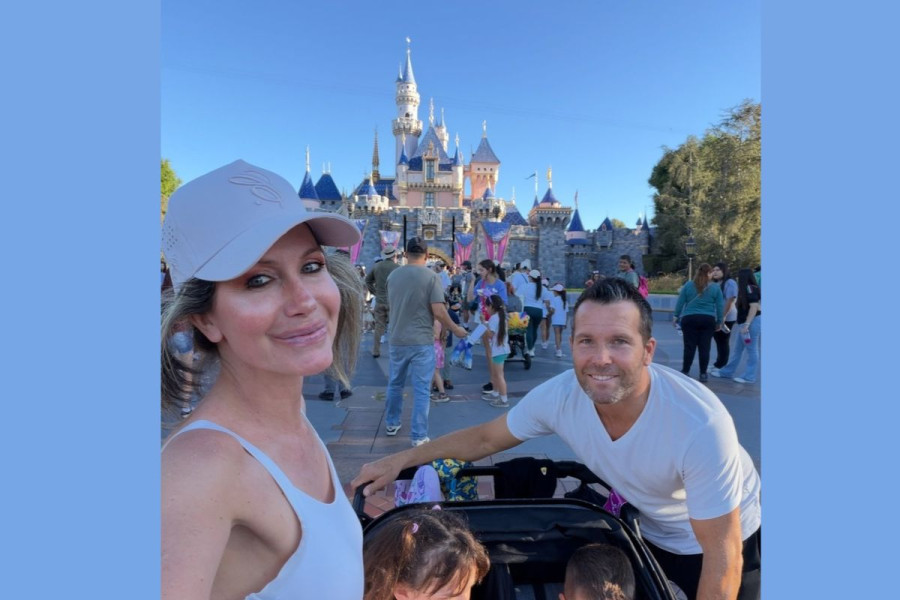 Channon Rose in Disneyland with Family