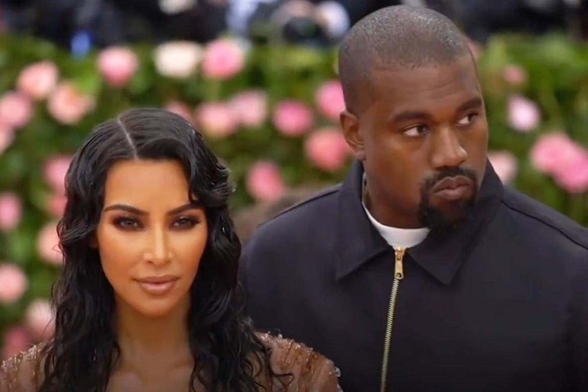 Kim Kardashian and Kanye West at Met Gala