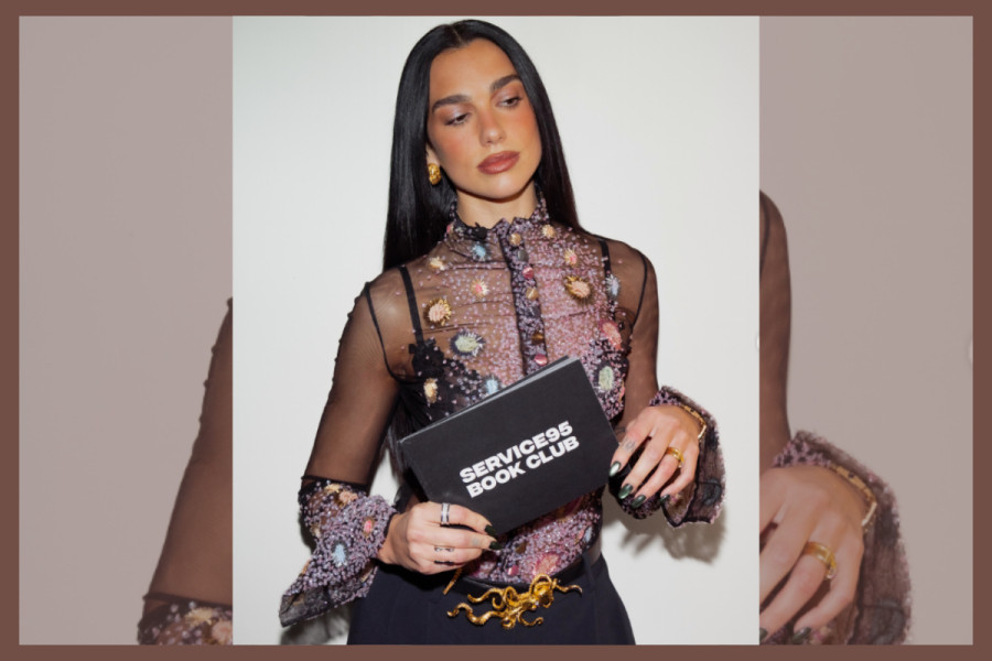 Dua Lipa in Schiaparelli at the 2026 London Literature Festival