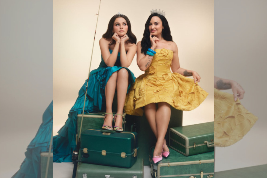 Selena Gomez and Demi Lovato reunited for Rare Beauty