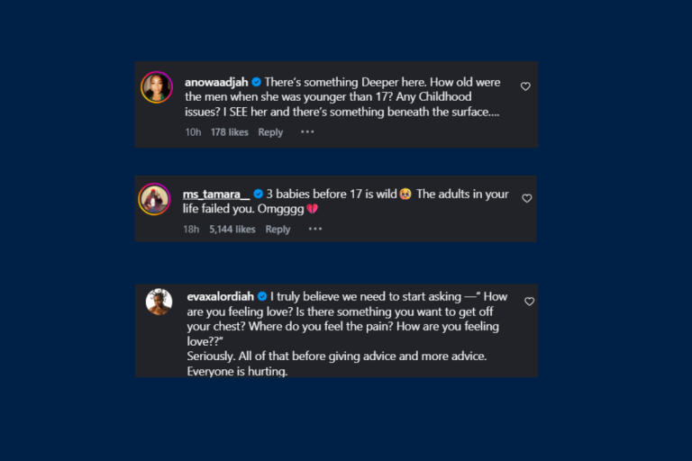 Viewers Question Her Past
